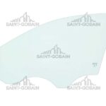 RH FRONT DOOR GLASS GREEN SEKURIT